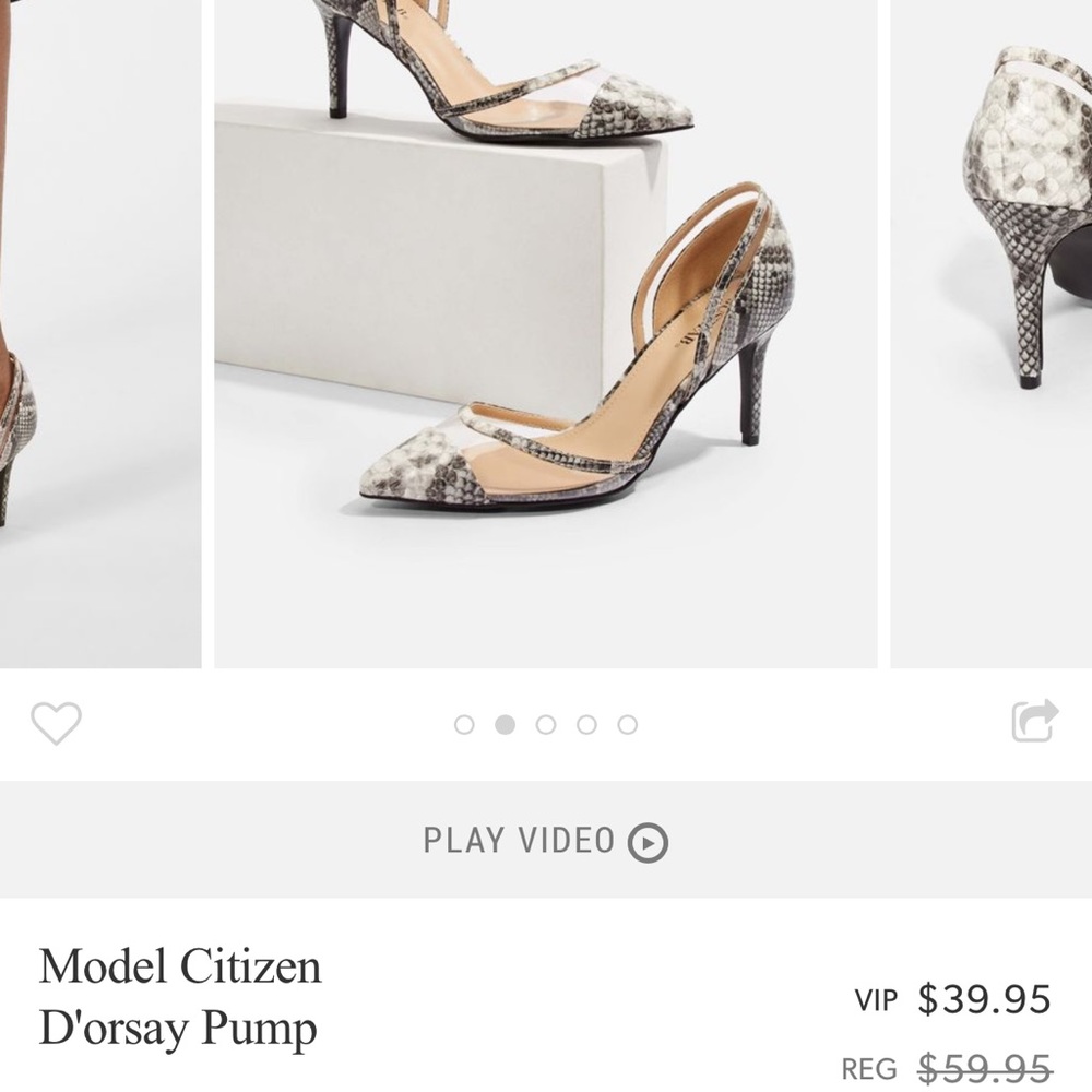 Snake skin heels